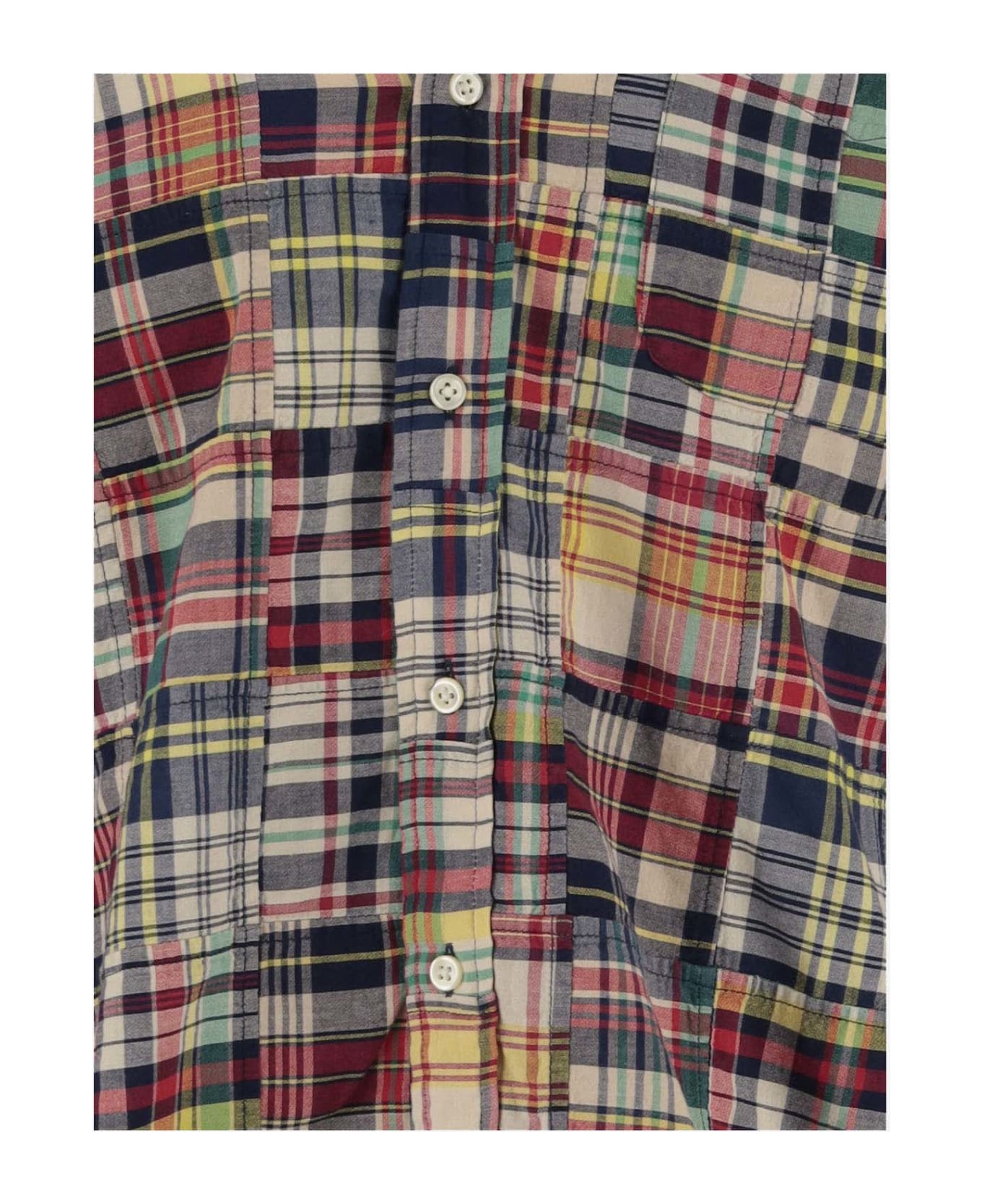 Ralph Lauren Patchwork Pattern Cotton Shirt - Red シャツ
