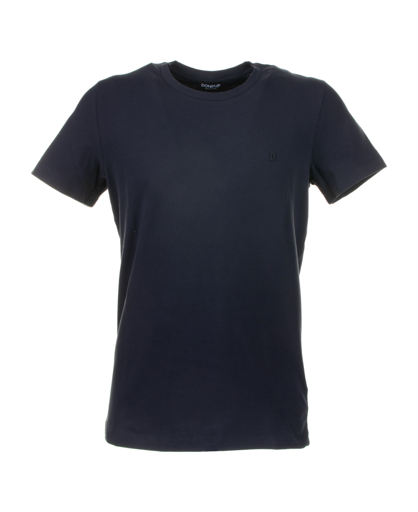 Dondup Blue Stretch Jersey T-shirt - Blue