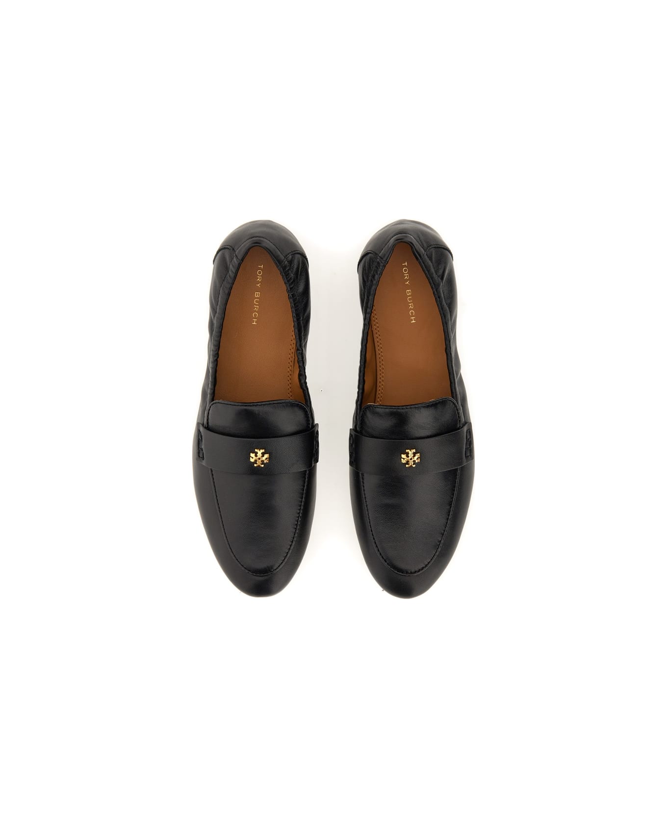Tory Burch Moccasin Ballerina - BLACK