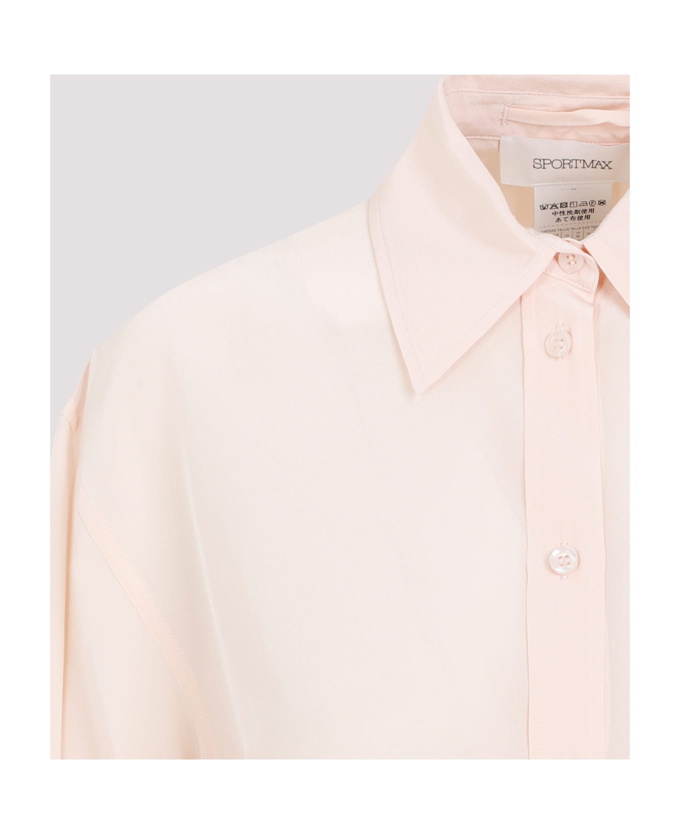 SportMax Crepe De Chine Shirt - Cipria