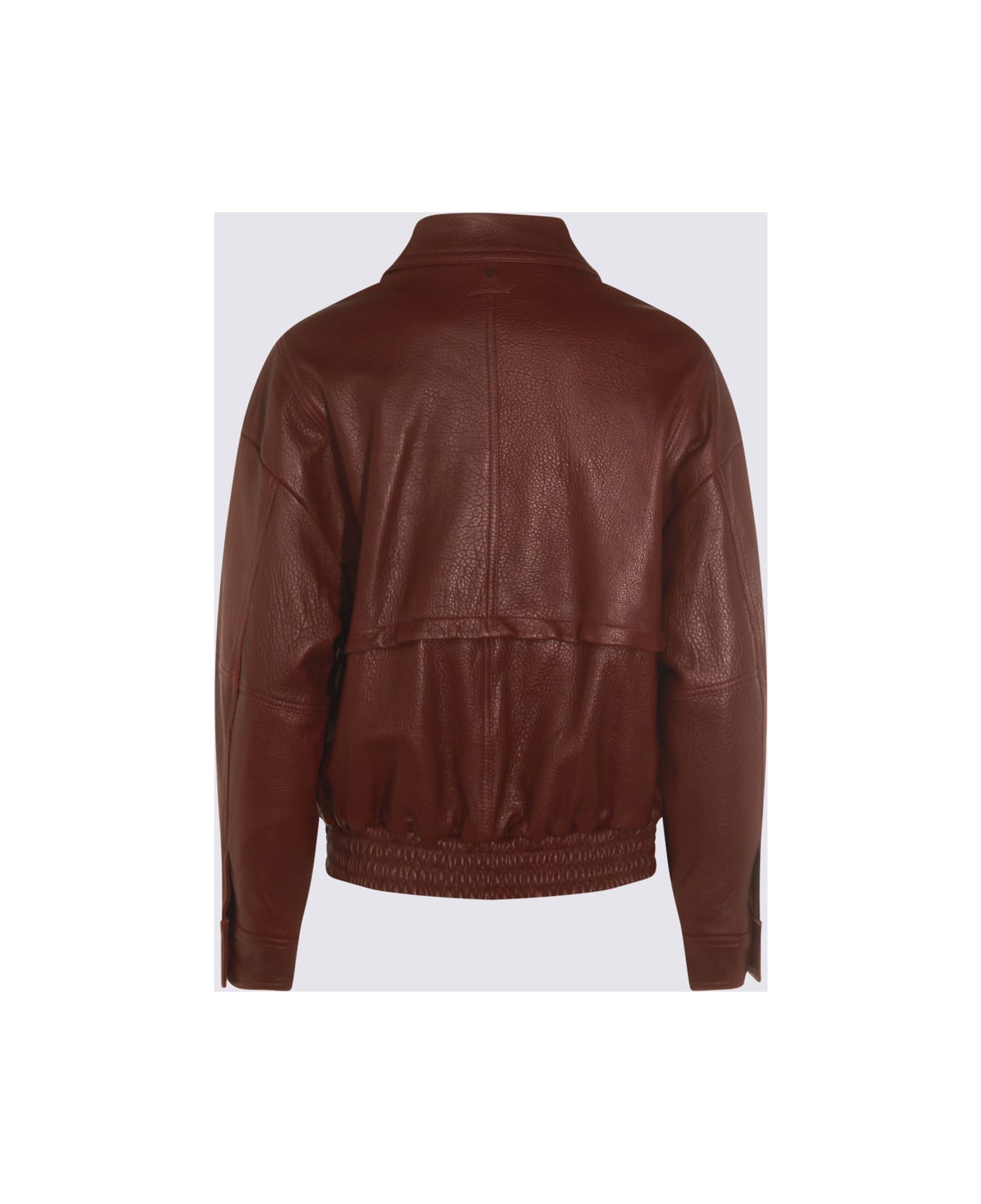 Salvatore Santoro Bordeaux Leather Jacket - Bordeaux