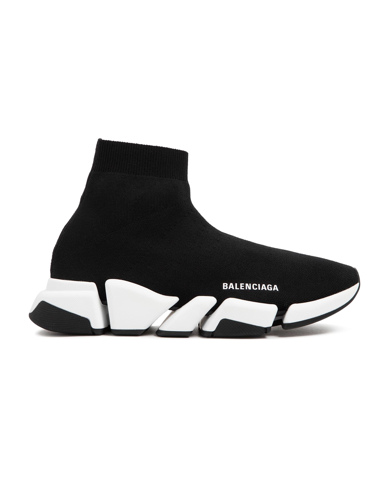 Balenciaga Speed 2.0 Sneakers - Black White Black