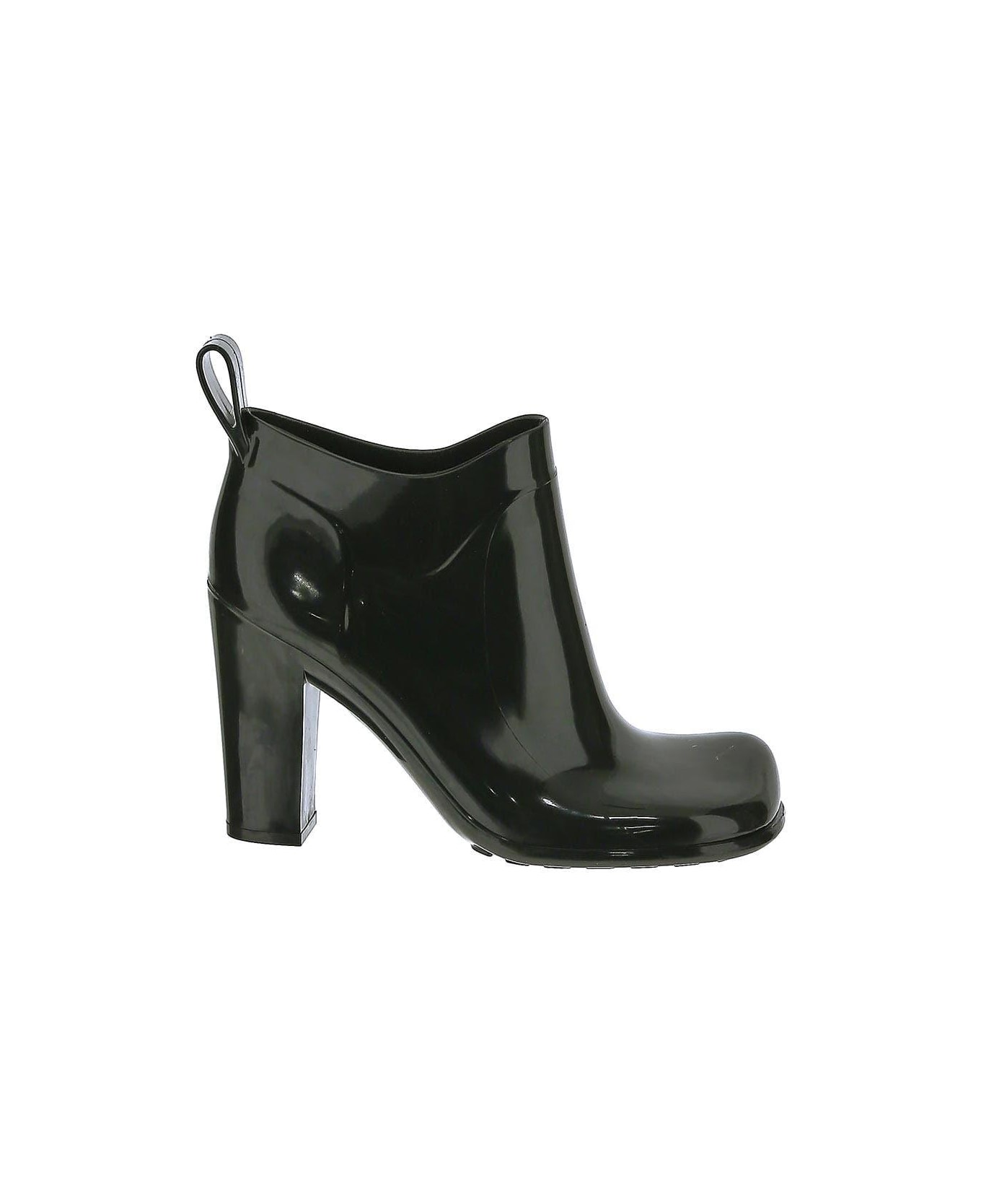 Bottega Veneta Shine Ankle Boots - BLACK