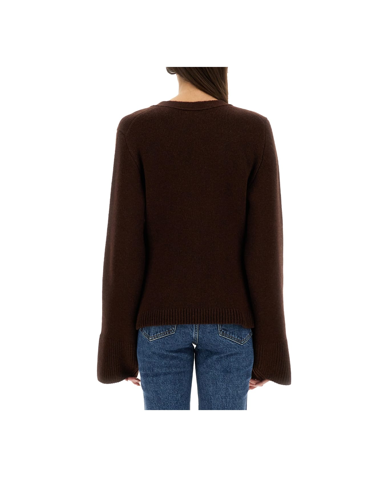 Khaite Cardigan - BROWN