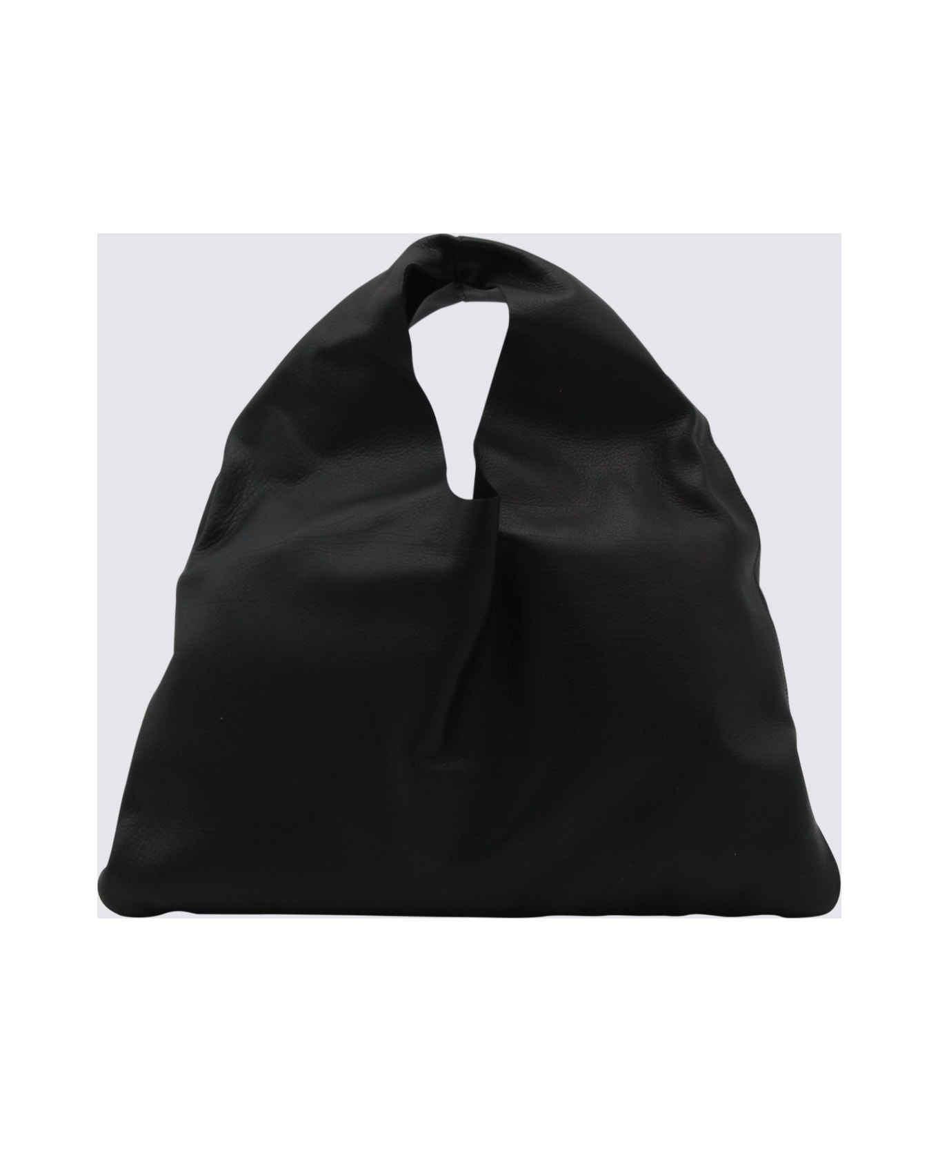 The Row Black Leather Bidle Small Shoulder Bag - Black