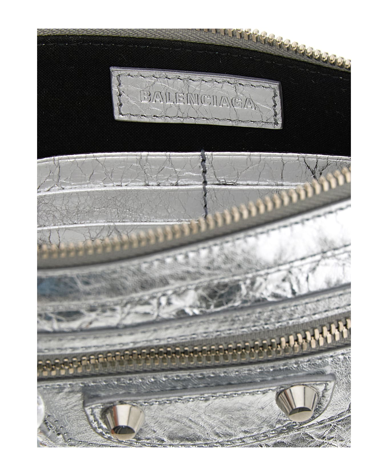 Balenciaga 
le City
 Clutch - Silver