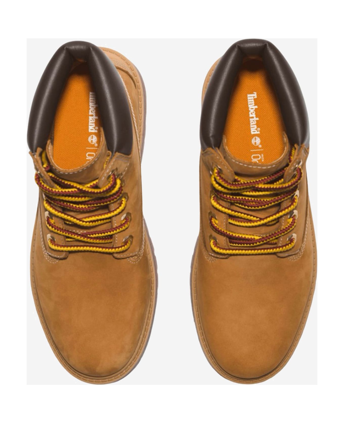 Timberland Stone Street Leather Platform Ankle Boots - Wheat