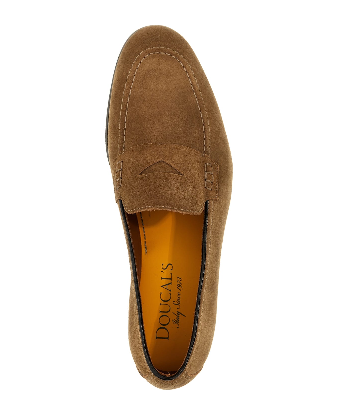 Doucal's Suede Loafers - Beige