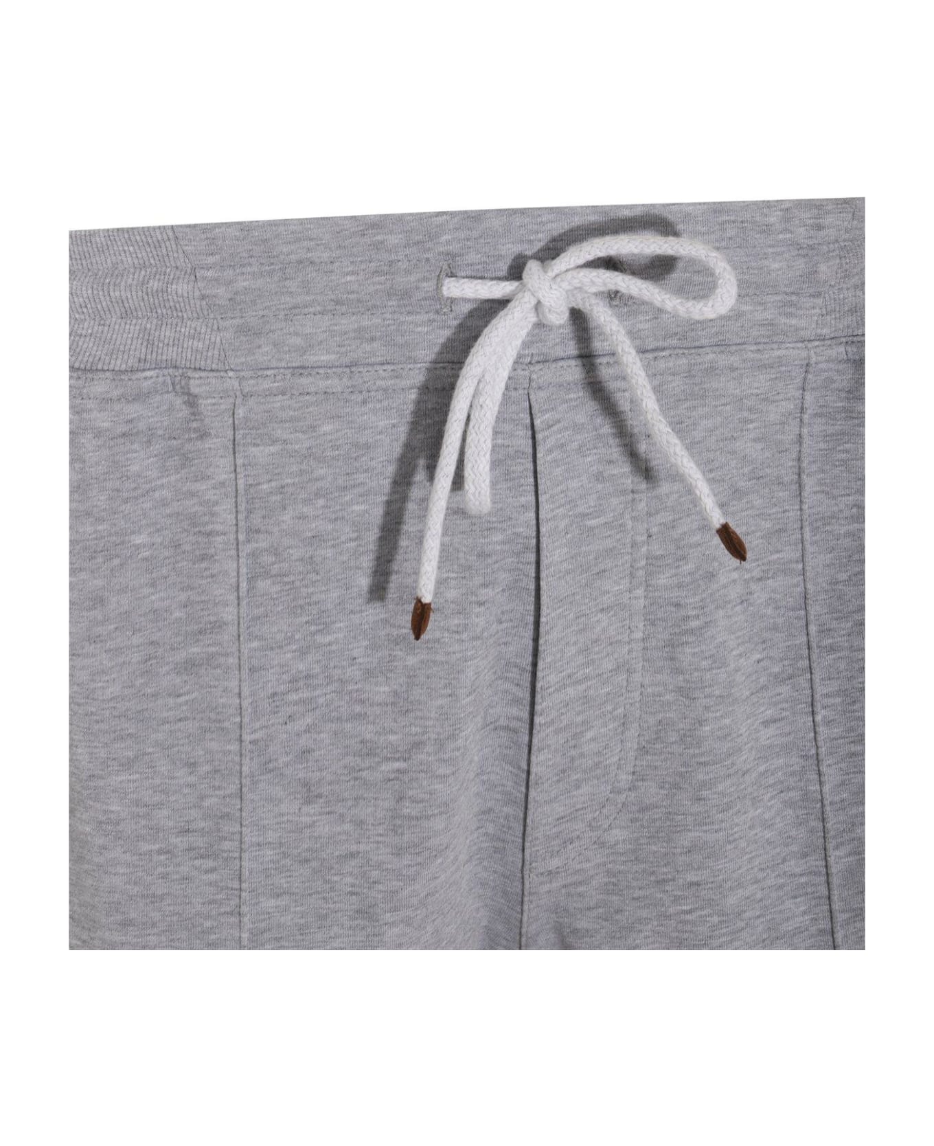 Brunello Cucinelli Drawstring Track Pants - Grey スウェットパンツ