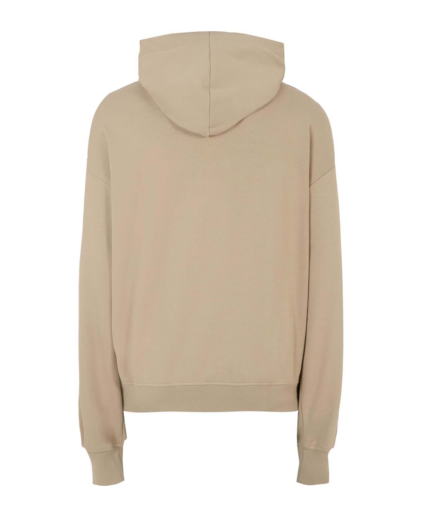 MSGM Beige Sweatshirt For Kids With Logo - Beige
