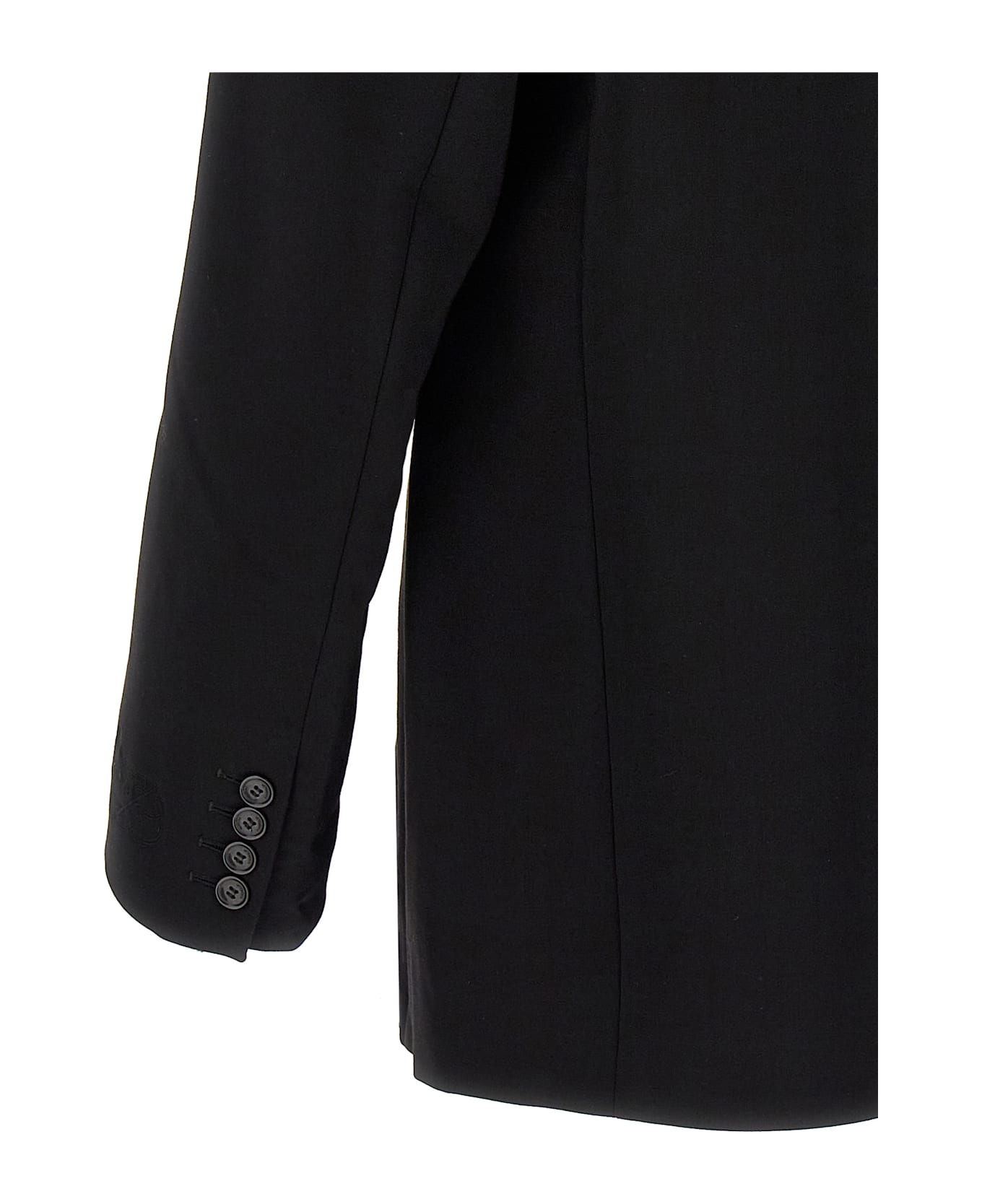 【関税込み】VETEMENTS 'Logo Embroidered' blazer VETEMENTS logo-embroidered Blazer | Black | FARFETCH