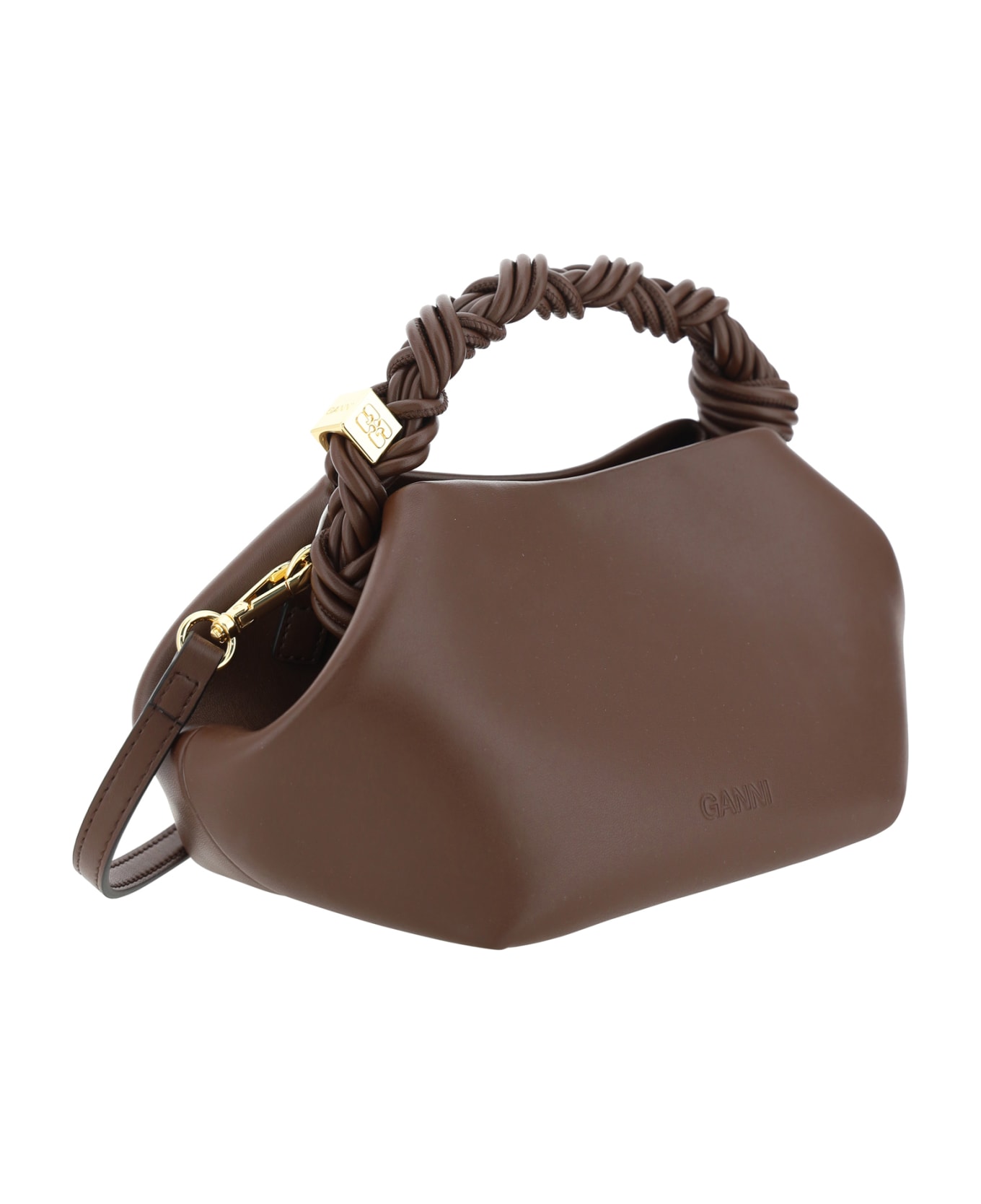 Ganni Small Bou Handbag - Chocolate Fondant