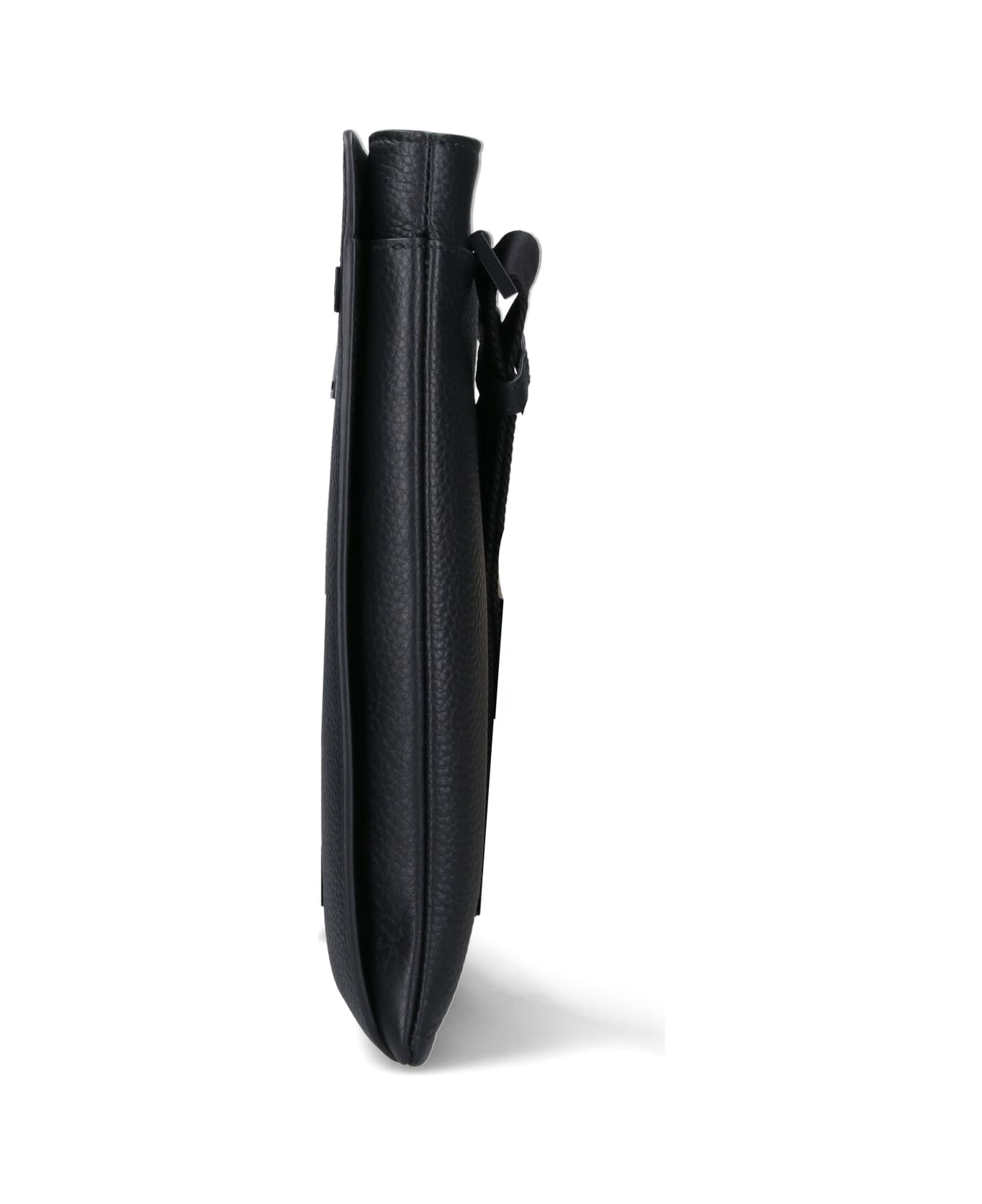 Ferragamo Logo Shoulder Bag - Black  