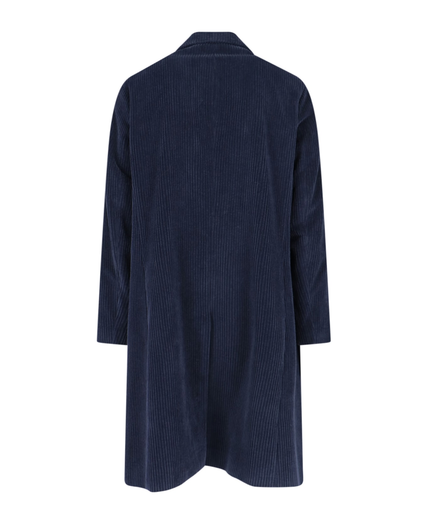 Lardini Single-breasted Midi Coat - Blue