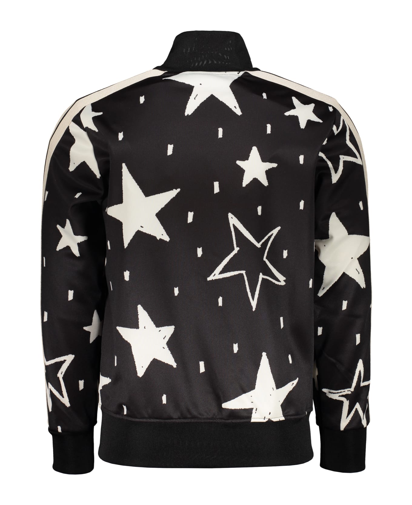 Palm Angels Techno Fabric Full-zip Sweatshirt - black