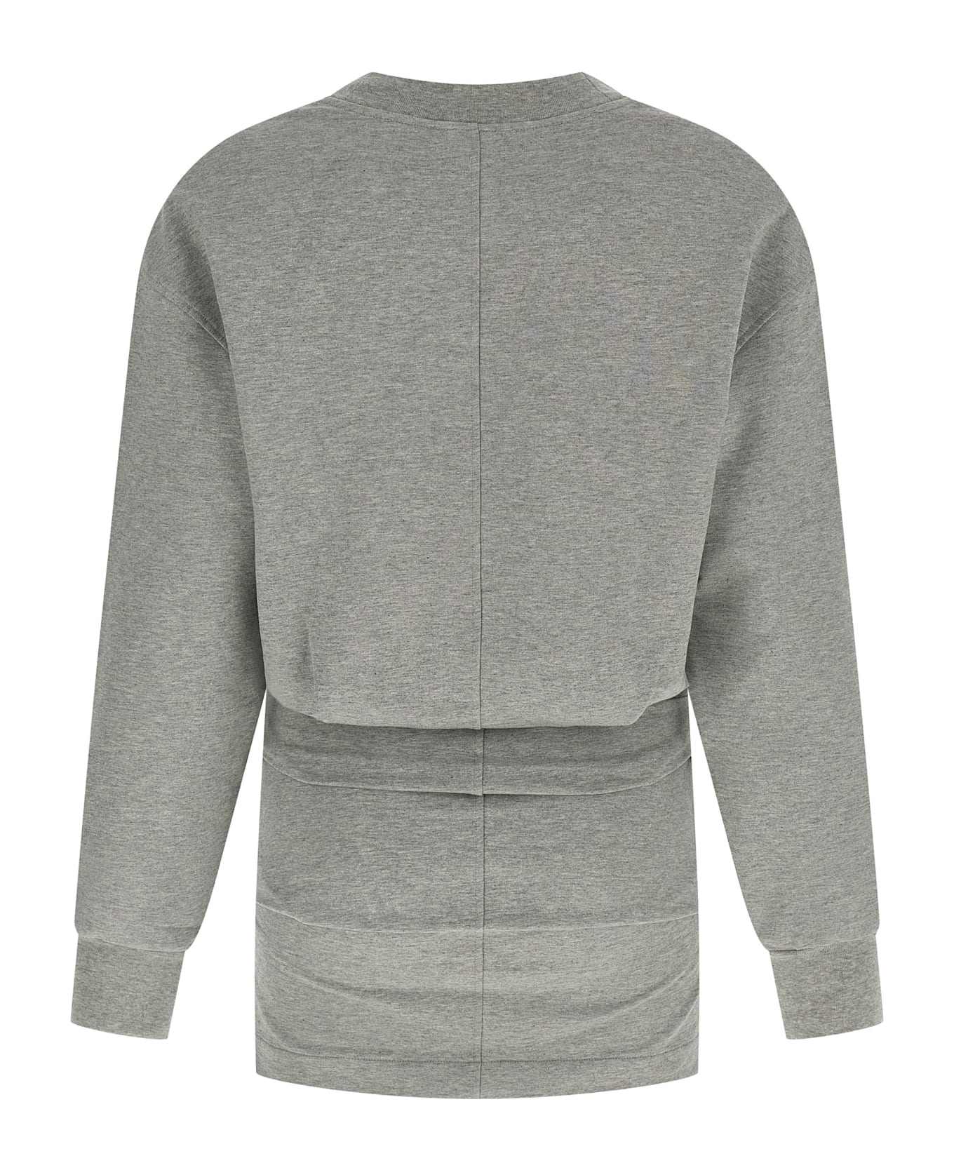The Attico Draped Mini Dress - Gray