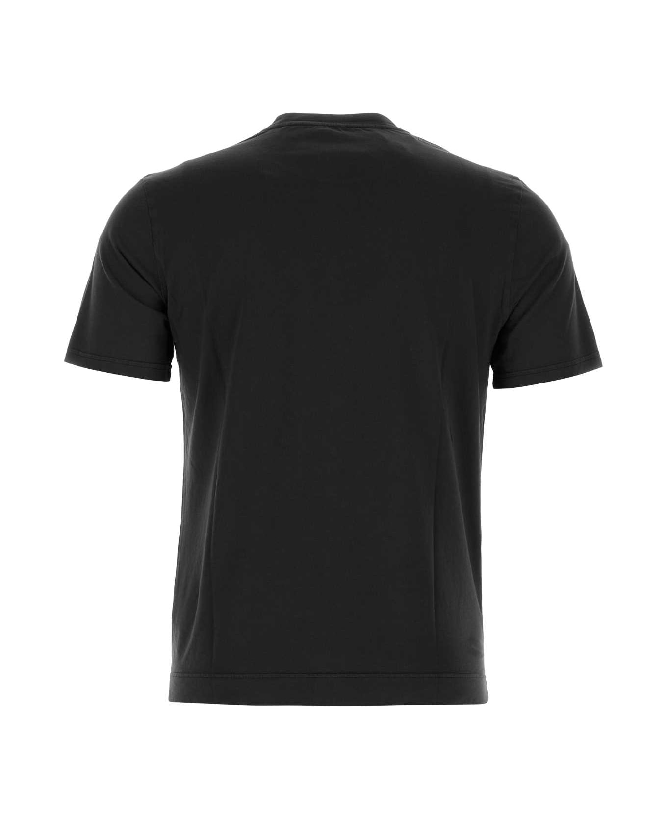 Fedeli Black Cotton Extreme T-shirt - NERO
