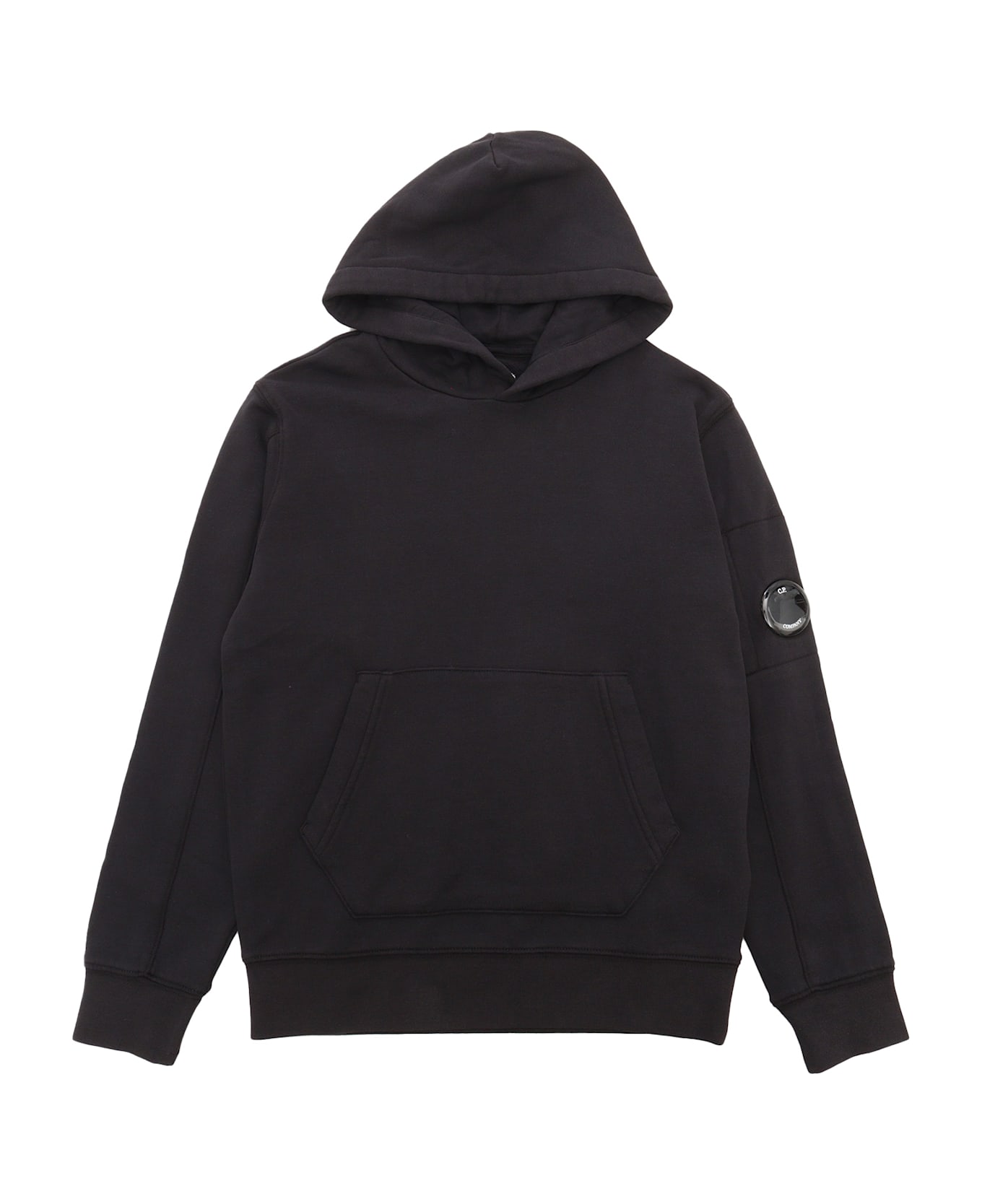 C.P. Company Undersixteen Hoodie - BLACK