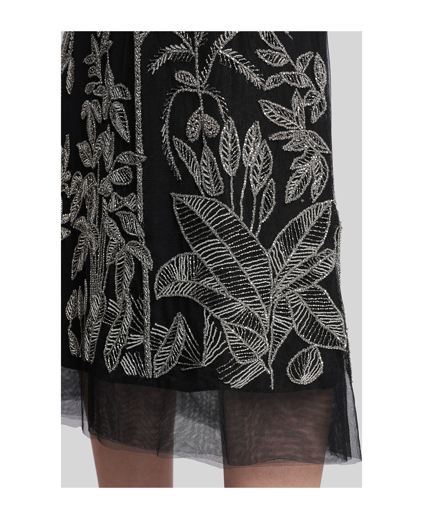 Costarellos Leyla Skirt In Black Polyamide - black