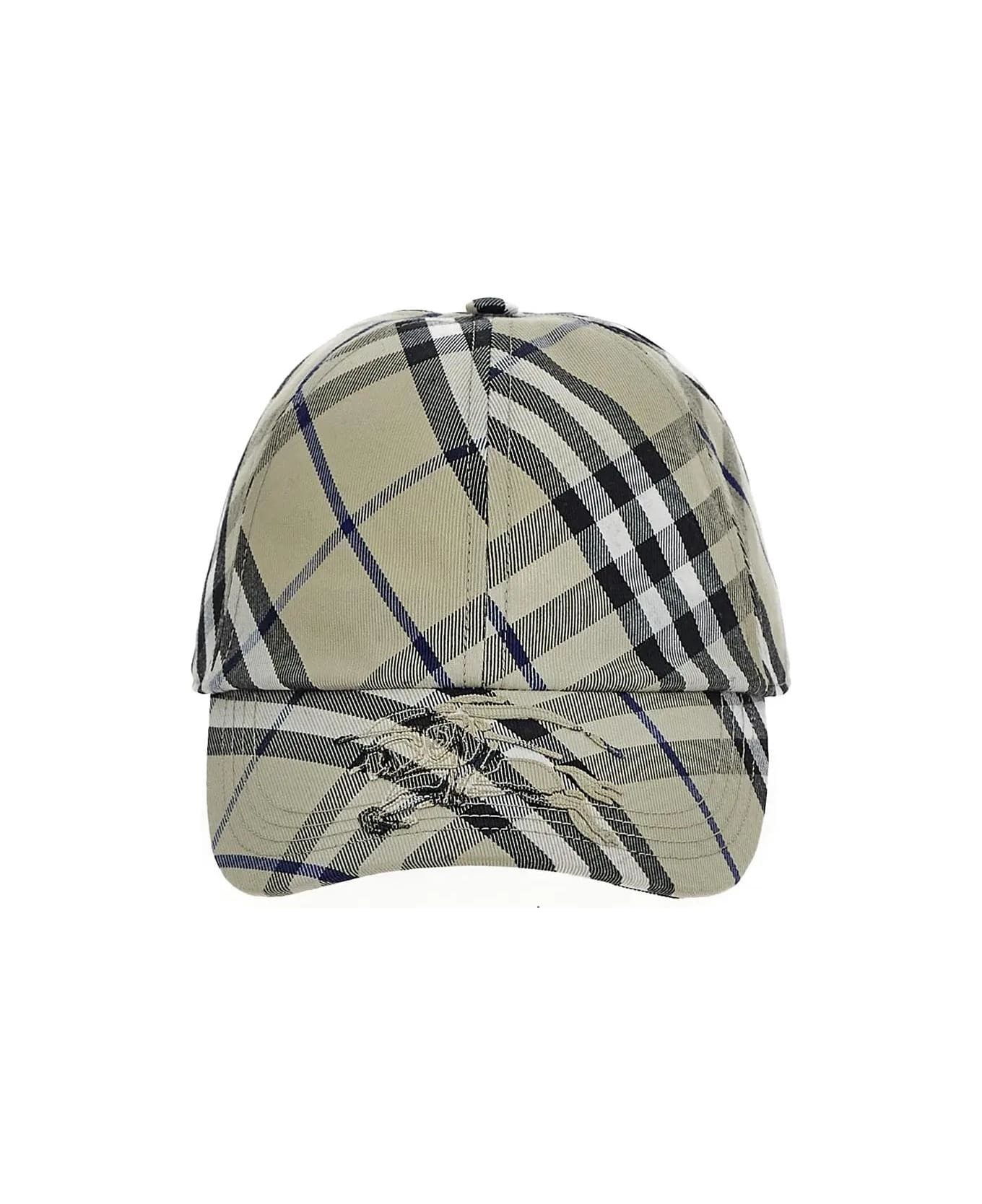 Burberry Check Baseball Cap - Lichen 帽子