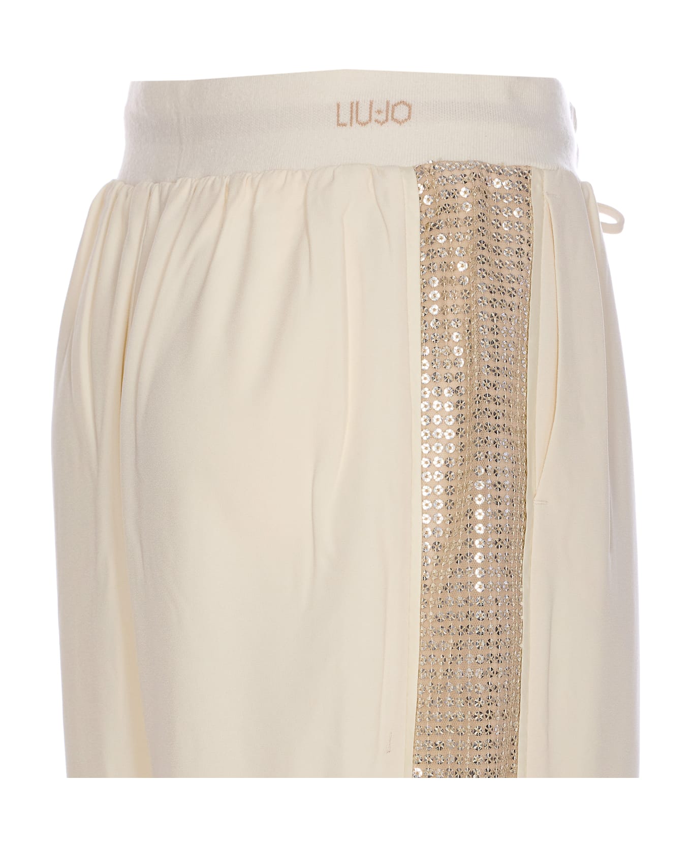 Liu-Jo Track Pants - Beige