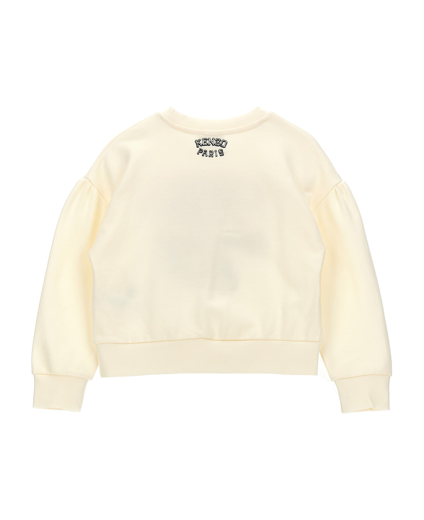 Kenzo Kids Logo Embroidery Sweatshirt - White