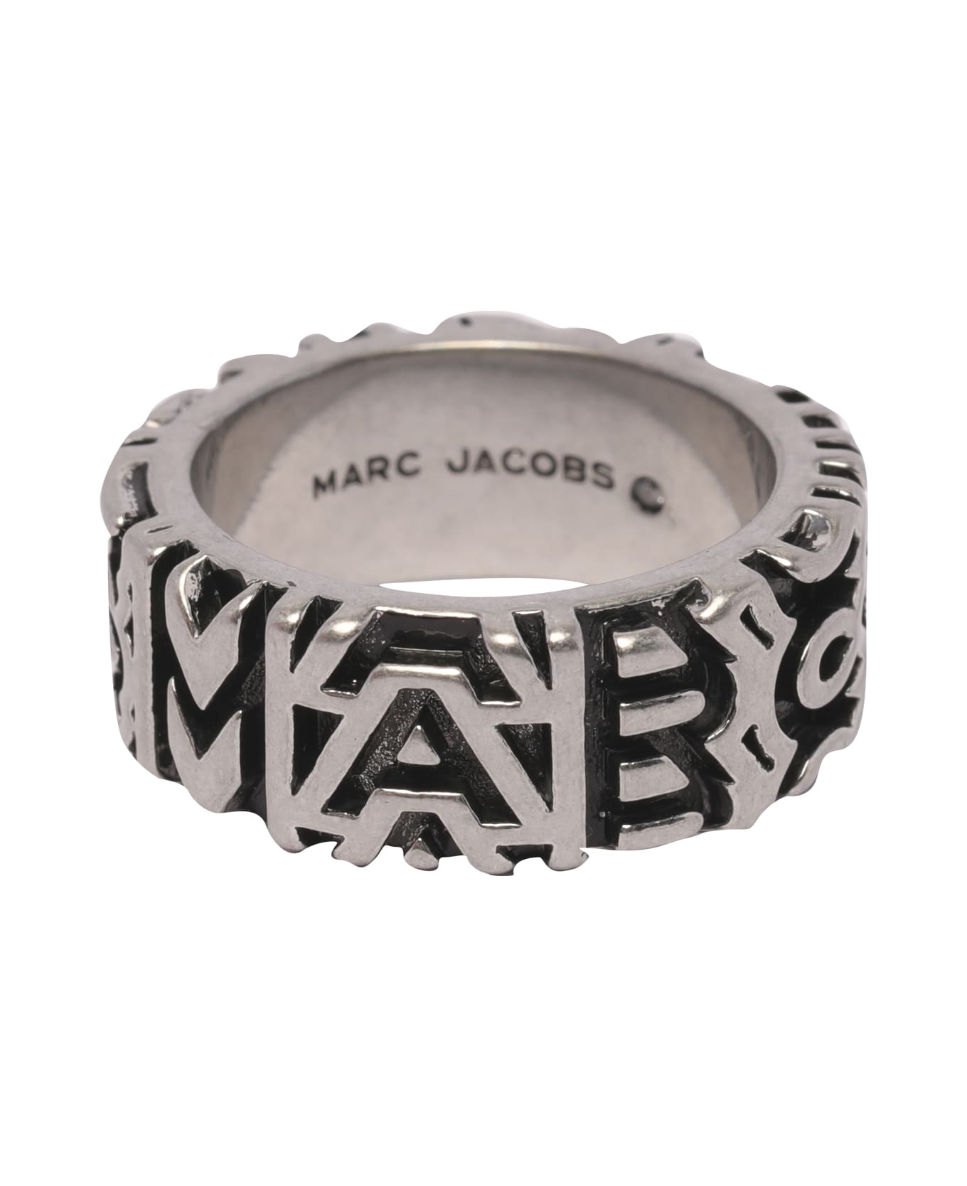 Marc Jacobs Monogram Ring - Silver