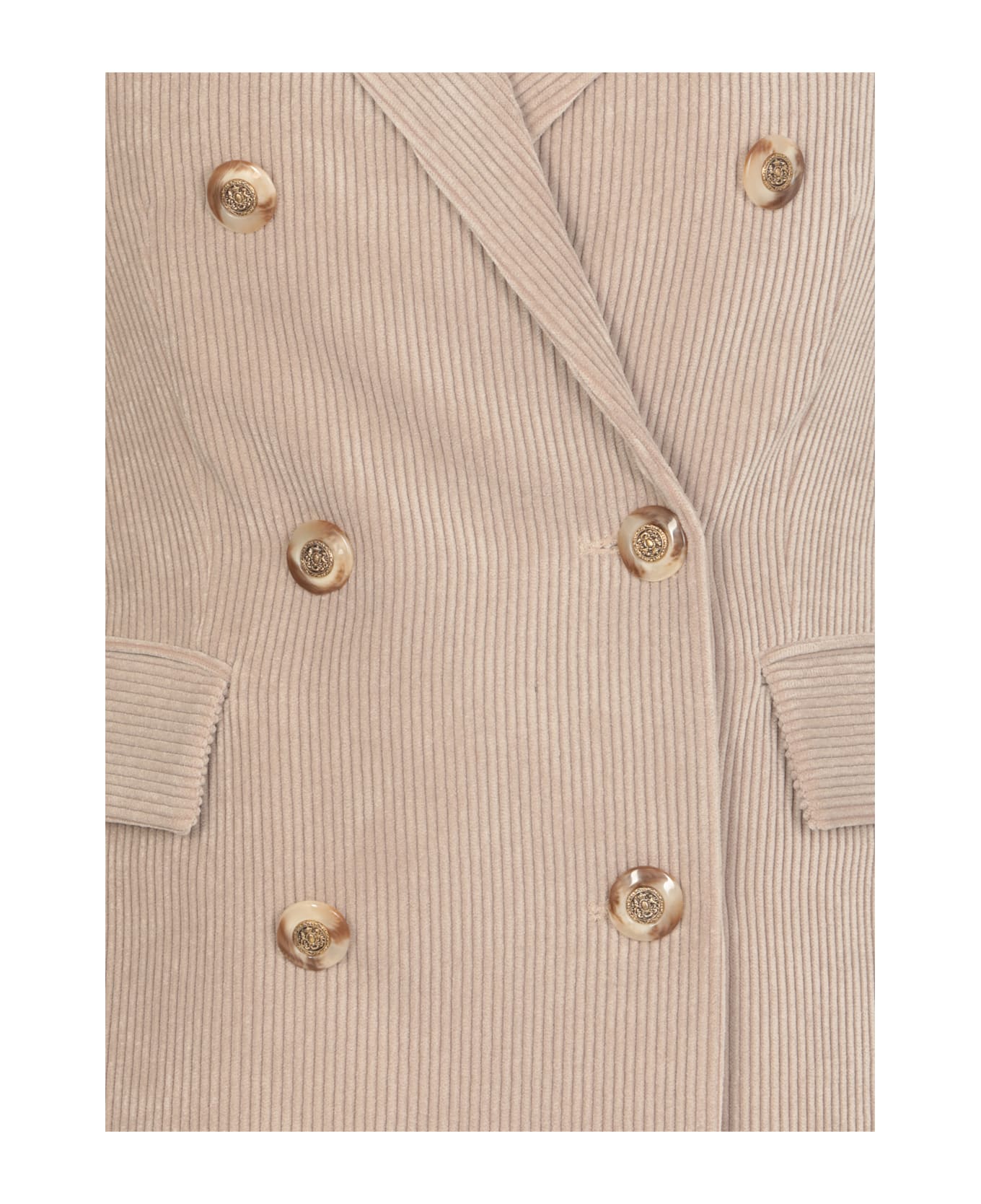 D.Exterior Corduroy Blazer - Beige