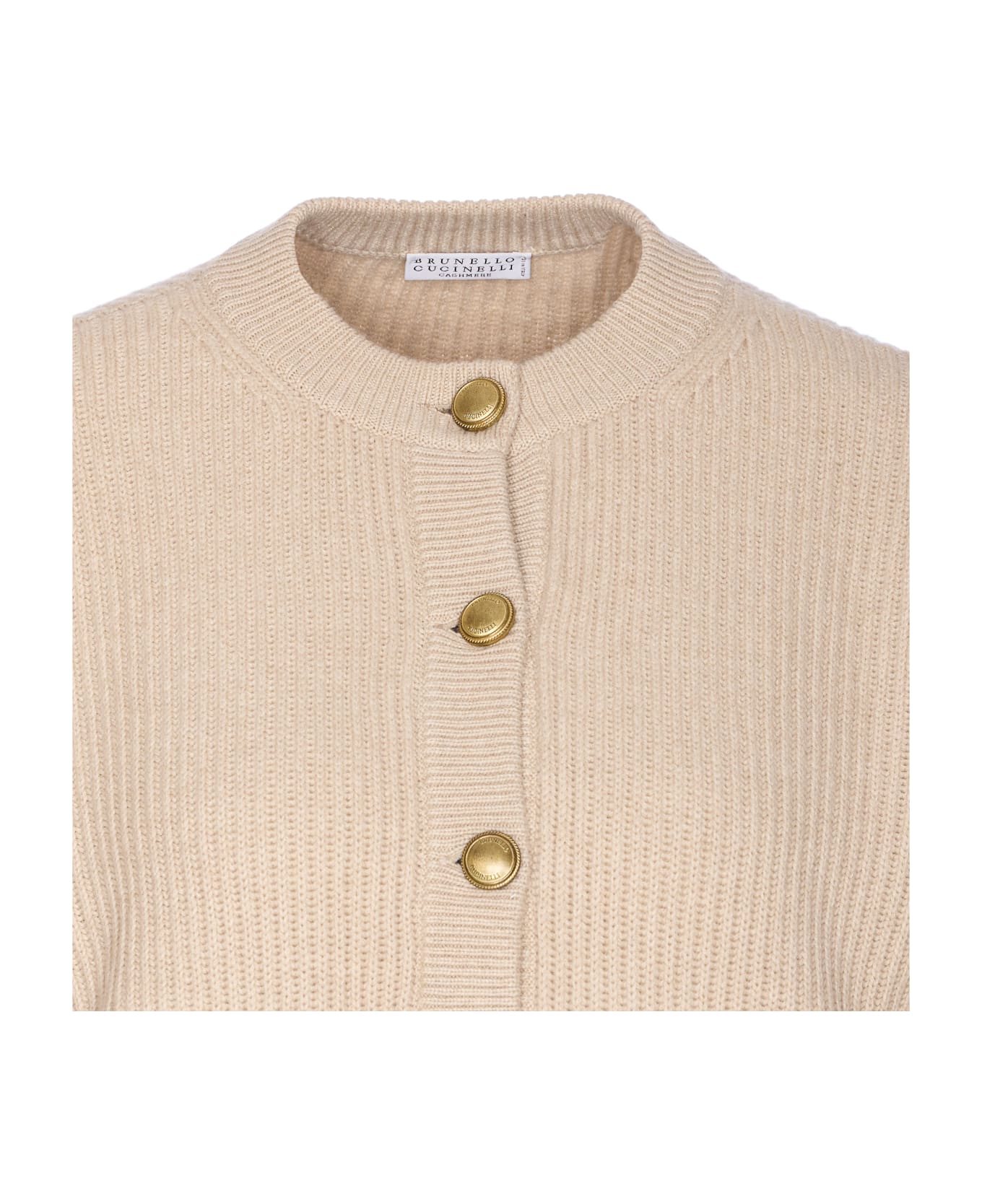 Brunello Cucinelli Knitted Cardigan - Beige