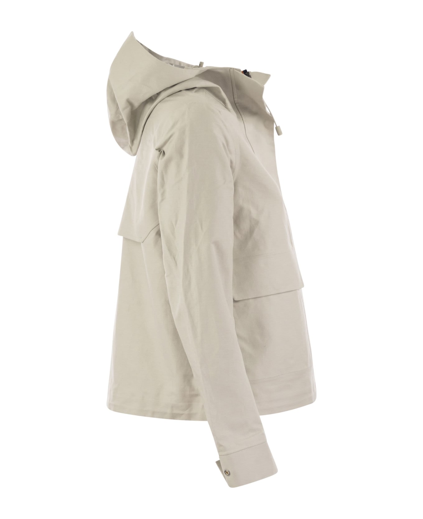 K-Way Sarthe - Hooded Jacket - Ann Beige Lt Silver