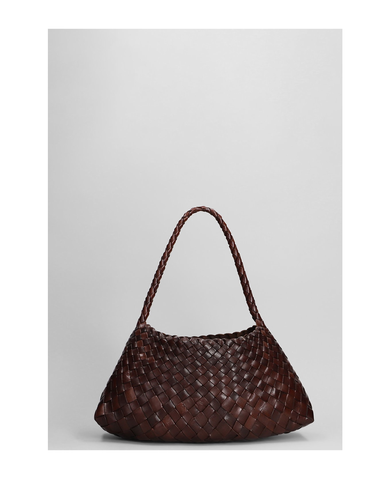 Dragon Diffusion Rosanna Mini Hand Bag In Brown Leather - brown