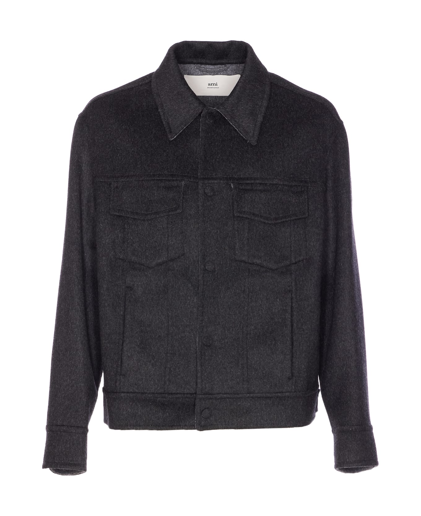 Ami Alexandre Mattiussi Trucker Jacket - Grey