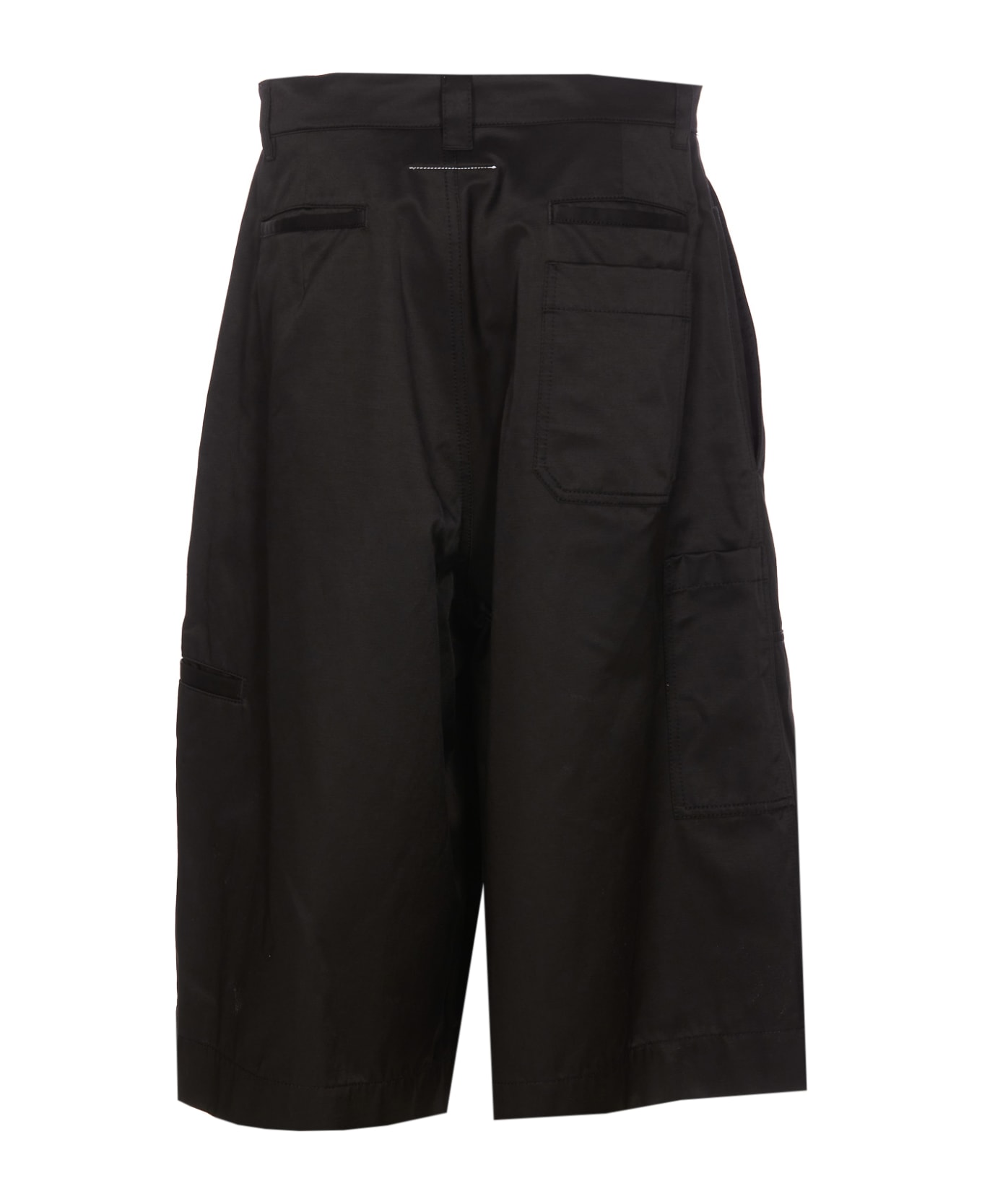 MM6 Maison Margiela Maxi Shorts - Black