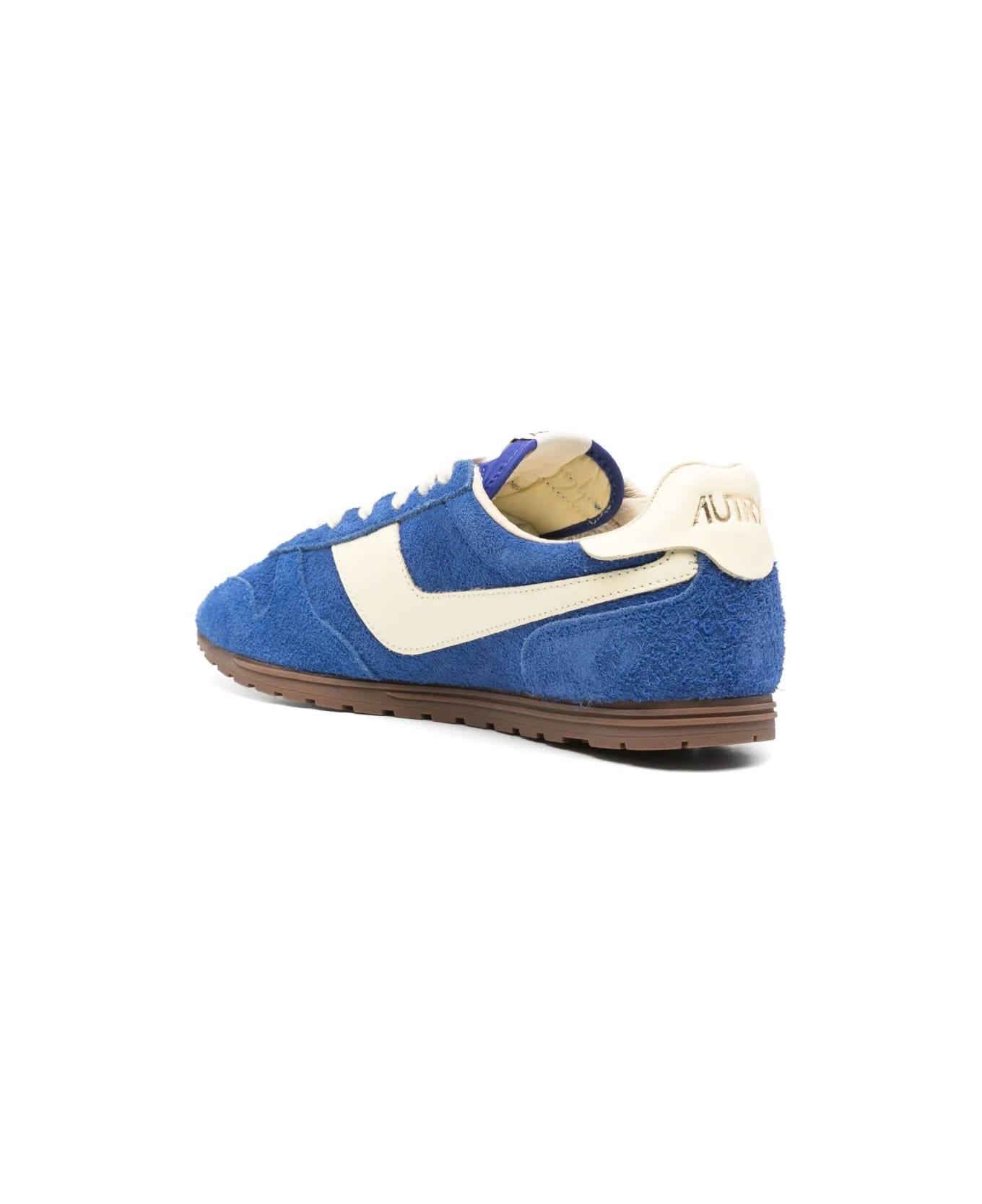 Autry Windspin Sneakers In Suede And Leather Bic And Rutabaga - BLUE
