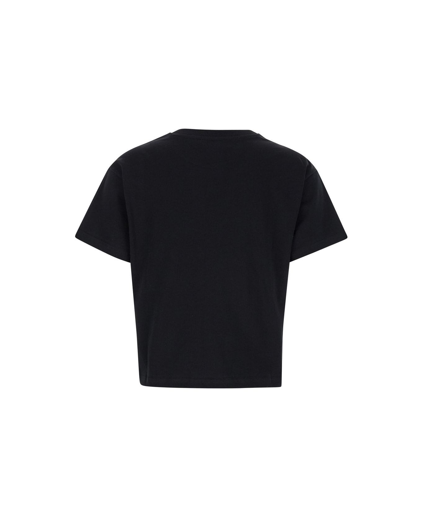 A.P.C. Black Cotton T-shirt - NOIRBLANC