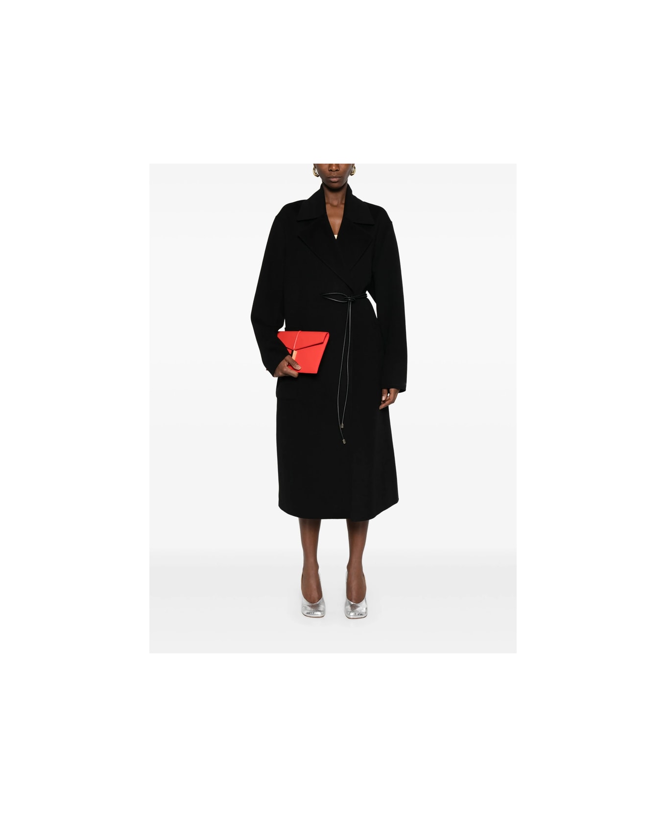 SportMax Coat - BLACK
