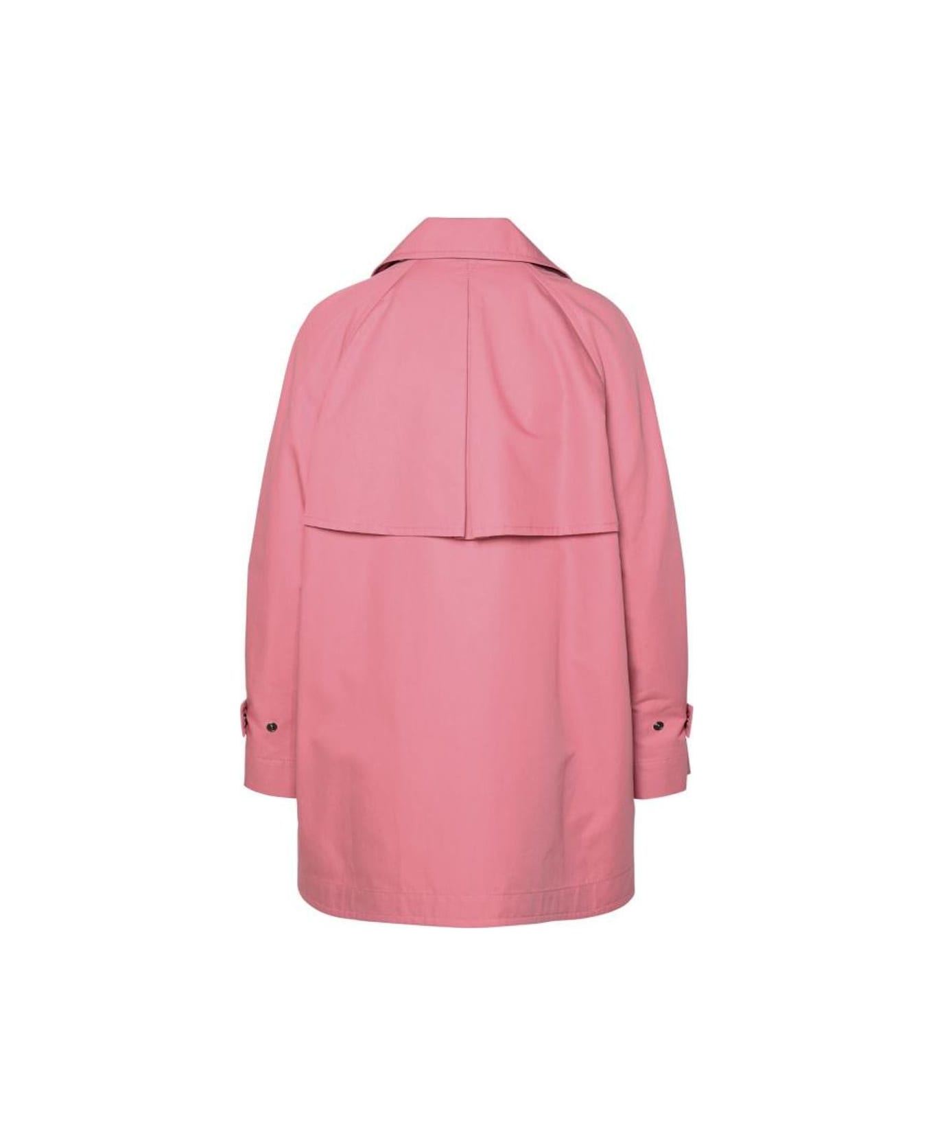 Fay Magenta Double-breasted Parka - PINK