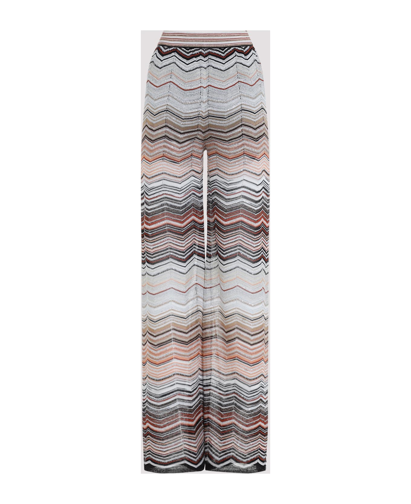 Missoni Viscose Pants - Zv Red Beige Tones