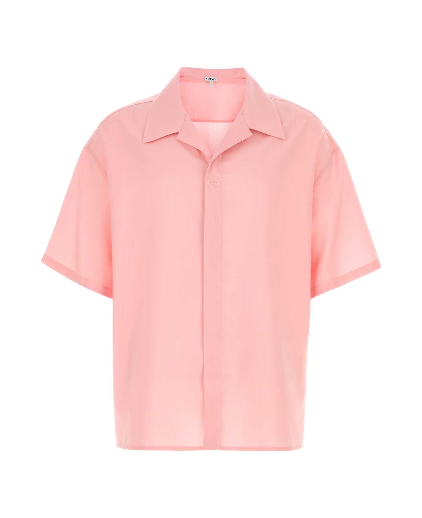 Loewe Pink Wool Shirt - CORAL
