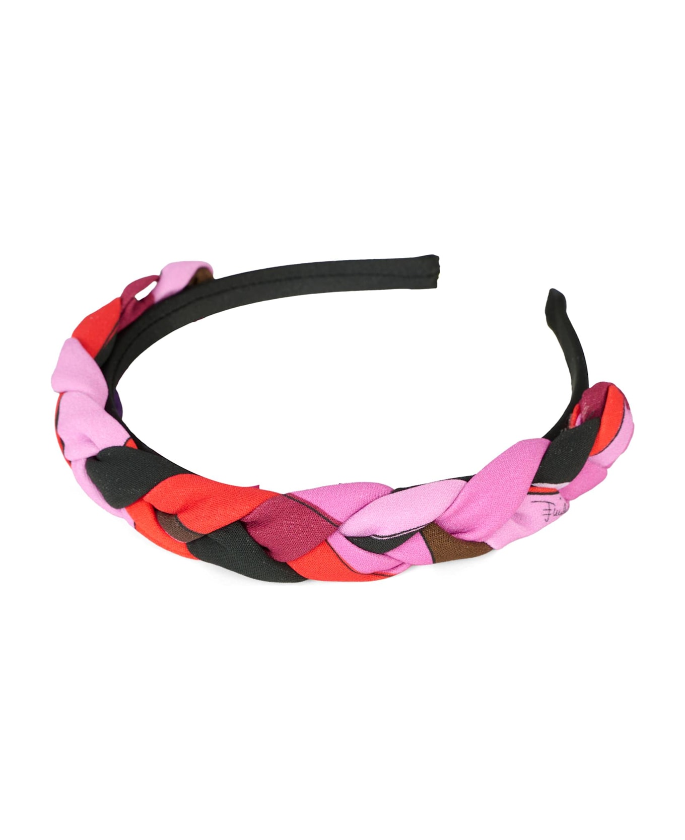 Pucci Multicolor Headband For Girl With Marble Print - Multicolor