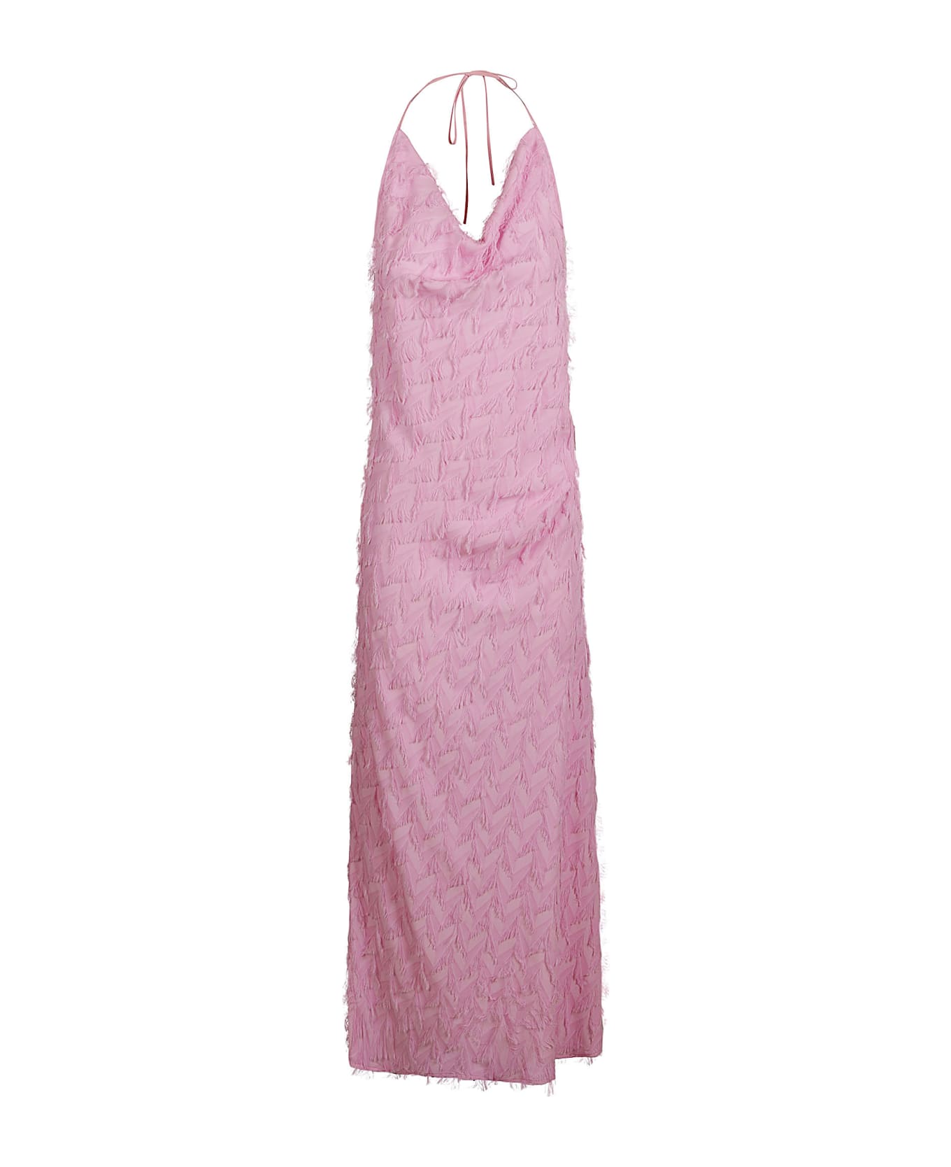 MSGM Fringed Sleeveless Dress - Pink ワンピース＆ドレス