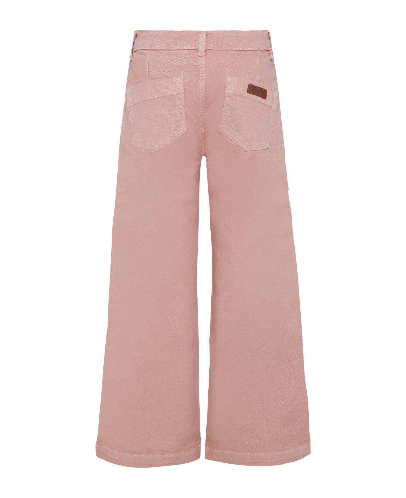 Bonpoint Pink Trousers For Baby Girl With Cherry - Pink