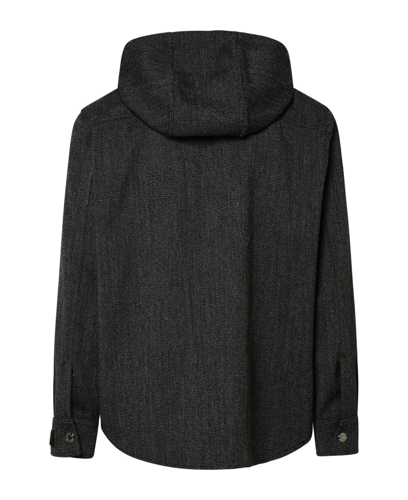 Versace Black Virgin Wool Jacket - Black