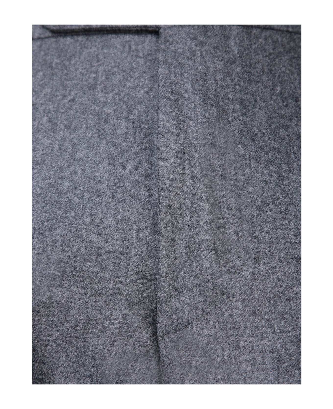 Incotex Slim Fit Wool Trousers In Mã©lange Grey - Grey