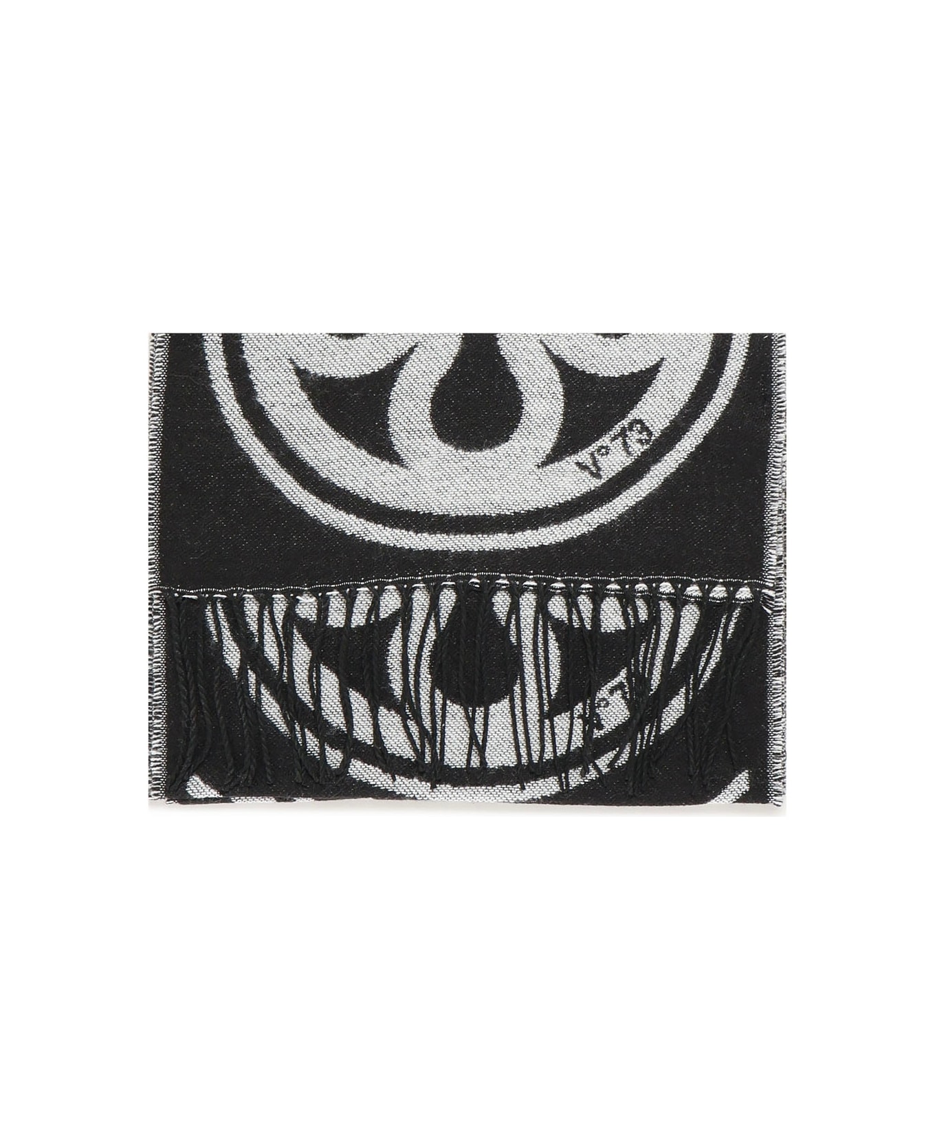 V73 Jacquard Caroline Scarf - Black