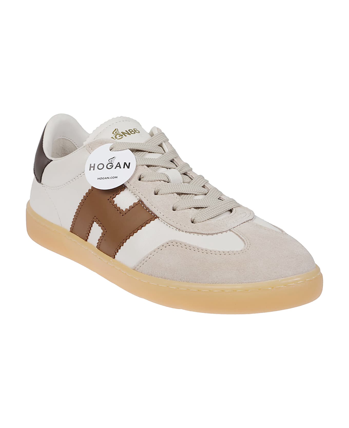 Hogan Cool Sneakers - Mag Yogurt/coconut/marrone Chiaro