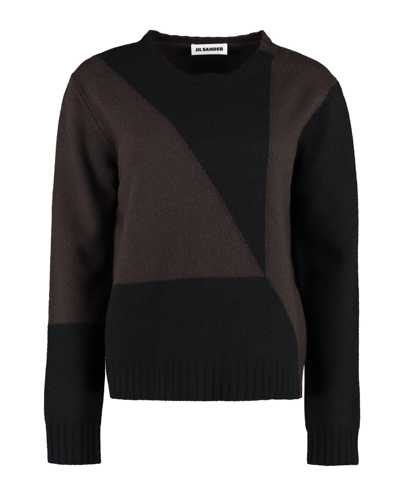 Jil Sander Crew-neck Wool Sweater - brown ニットウェア