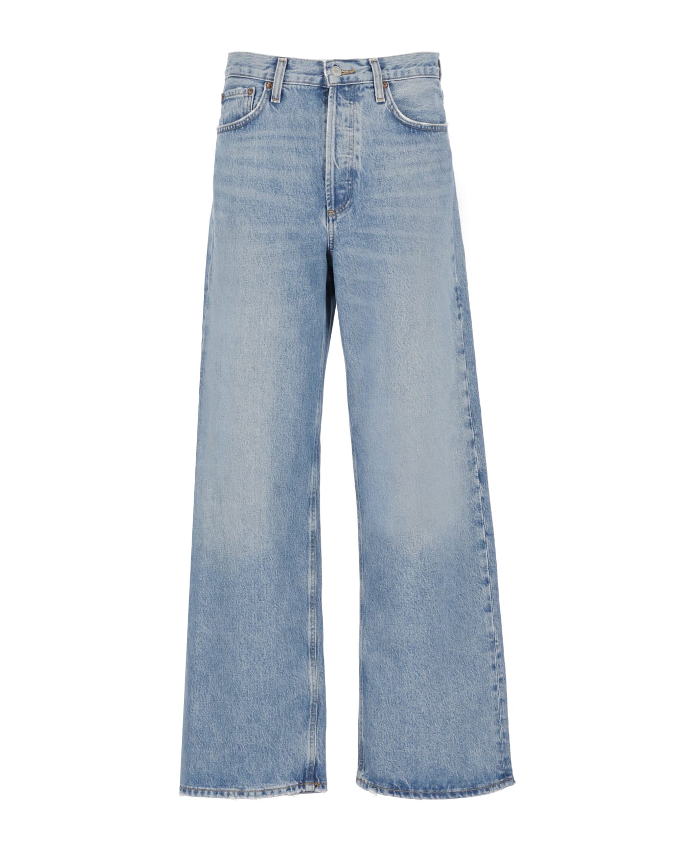 AGOLDE Low Slang Baggy Jeans - Blue