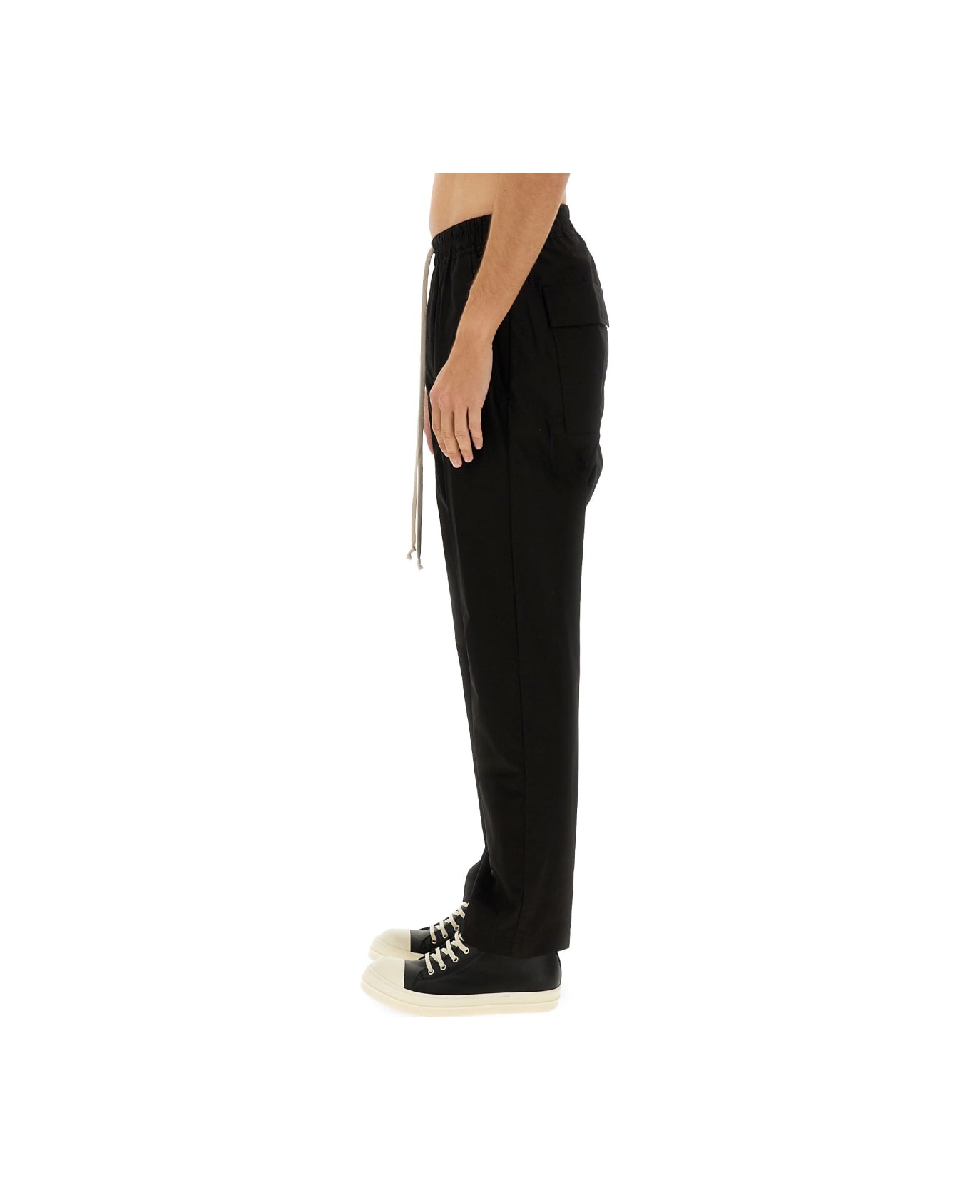 Rick Owens Drawstring Pant - BLACK