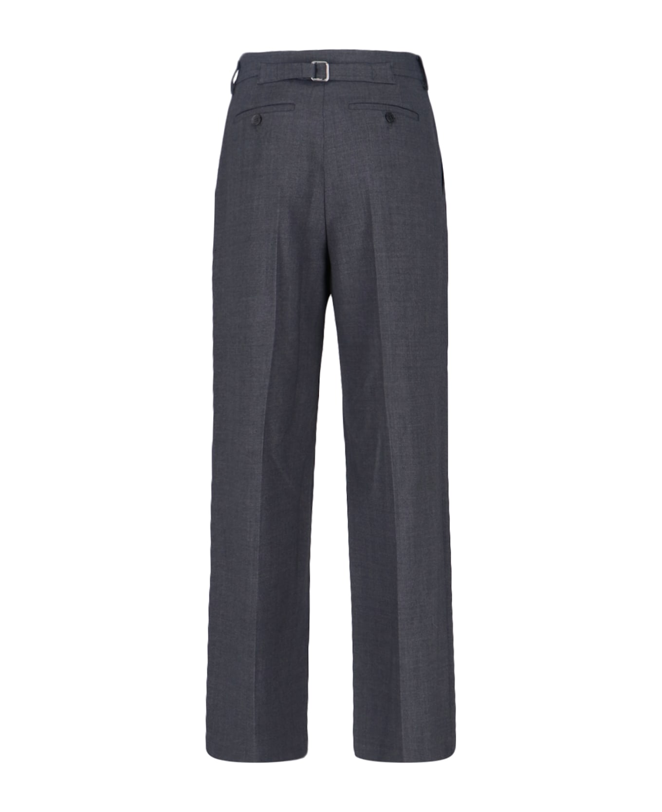Low Classic Wool Pants - Gray